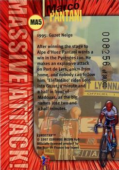 1997 Eurostar Tour de France - Massive Attack #MA5 Marco Pantani Back